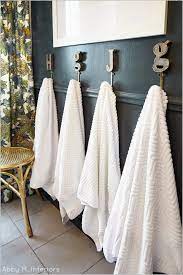 Creative Monogrammed Towel Hooks Bathroom Kids Girls Bathroom Kids Bathroom