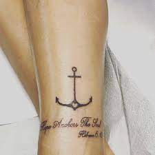 Anchor Tattoo With Symbolic Meaning Anchortattoo Symbolictattoo Tattoos Tattoos And Piercings Symbolic Tattoos