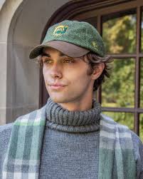 Baylor University Green Herringbone Tweed Baseball Cap