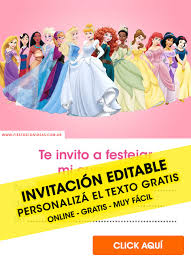 44 Convites De Aniversario Digital Princesas Das Disney Gratis Para Editar Online Imprimir Ou Enviar Por Whatsapp Festas Com Ideias Fiestas Con Ideas