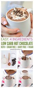 Keto Hot Chocolate With 4 Ingredients Recipe Keto Hot Chocolate Recipe Almond Milk Recipes Hot Chocolate Mix Recipe