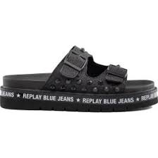 Rediffusion gratuite en streaming jusqu'à 30 jours ! Black Sandals Replay Hackberry Izyshoes And Accessories