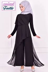 2021 Gunluk Tesettur Elbise Modelleri Modamerve Sifon Tulum Siyah Moda Stilleri Elbise Elbise Modelleri