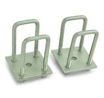 Leaf Spring Stainless Steel U-Bolt Kit,Fits 2 x 2 Axle,4 13/