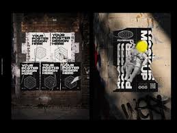 All from our global community of graphic designers. Urban Poster Wall Mockups By Mockup5 On Dribbble