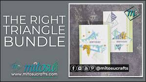 Maker, crafter, entrepreneur, team leader luv 2 stamp group, and teacher all from my crafty loft in the san francisco bay area. The Right Triangle Video Replay Of Youtube Livestream Mitosu Crafts