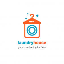Show off your brand's personality with a custom app logo designed just for you by a professional designer. Laundry House Logo Brosur Spanduk Desain Logo