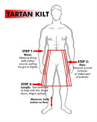 Measuring Diagram For A Tartan Kilt In 2019 Tartan Kilt