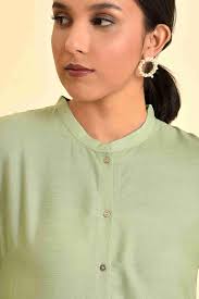 Buy Fern Green Printed Kurta And Pants Set @ 2999