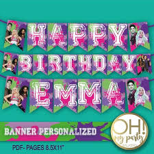 Zombies 2 Disney Banner Personalized In 2020 Zombie Birthday Parties Zombie Birthday Party Decorations Zombie Birthday