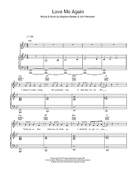 Love Me Again Sheet Music John Newman Piano Vocal Guitar Love Me Again Sheet Music Direct Sheet Music