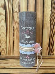 Hochzeitskerze Hochzeit Traukerze Trauung Rustik Kerze Rustik Rustikal Vintage Individuell Kerzende Kerze Hochzeit Gedichte Zur Hochzeit Hochzeitskerze