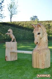 Unsere Neueste Bank Aus Fichtenholz Pferd Horse Bench Schnitzkunst Woodcarving Tree Woodwork Handmade Austria A Holz Schnitzen Skulpturen