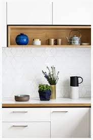 Note the way these upper cabinets open. 38 Best Kitchen Splashback Tiles Ideas Kitchen Inspirations Kitchen Design Kitchen Splashback Tiles