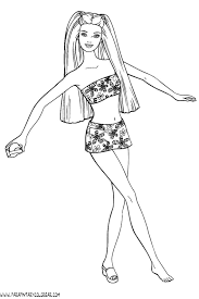 Fotos De Munecas De Barbie Vestido De Bano Barbie Barbie Para Colorear Barbie Dibujos