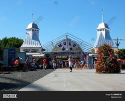 Międzyzdroje has a spa climate and is rich in tourist services. Entrance On Pier Image Photo Free Trial Bigstock