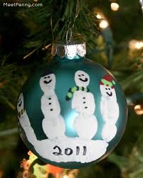 This handprint snowman ornament is a simple homemade christmas ornament to make with the kids! Homemade Christmas Ornaments On My Christmas Tree Meet Penny