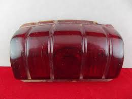1946 1948 Plymouth Rear Red Glass Tail Light Lens Oem Phy 13361 Plymouth Glass Rear Taillight Brake Light Lens Oem Origin Red Glass Tail Light Glass