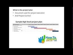 How To Create A Simple And Visual High Level Project Plan