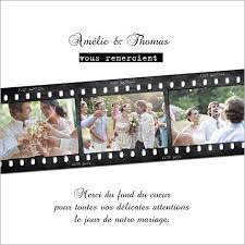 Carte De Remerciement Mariage Cinema Carte De Remerciement Mariage Remerciement Mariage Carte Remerciement