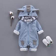 Autumn Winter Newborn Infant Baby Clothes Fleece Jumpsuit Boys Romper Hooded Cartoon Cotton Jumpsuit Koala Baby Menino Buy New Infant Girl Spring Autumn Long Sleeve Playsuit Cute Deer Red Christmas Costumes Jumpsuit Custom
