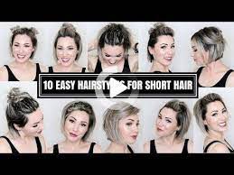 10 Easy Hairstyles For Short Hair Chloe Brown Short Hair Styles Easy Easy Hairstyles Really Short Hair