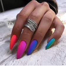 Acrylic french wedding nail art. Winter Snow Nails Art Design