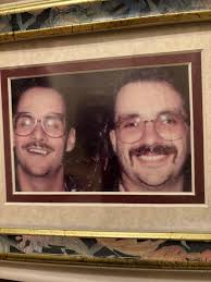 🇬🇧 “My gorgeous brother Phil Kay (left us in 1996) and his wonderful  partner Jim Lumb (left us in 2000). Both loved beyond measure and missed  beyond words ❤️” 📖 by Rita Croome #whatisrememberedlives