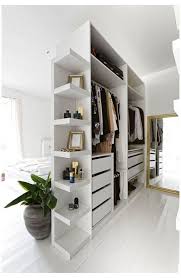 16 Amazing Stylish Wardrobe Ideas That Use The Ikea Pax Diy Wardrobe Dividers Diywardrobedividers The Ikea P Wardrobe Room Bedroom Divider Bedroom Interior