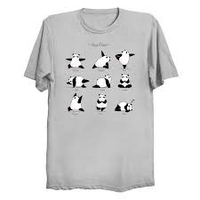 Design Tags Yoga Poses Cute Yoga Bear Life Animals Panda Healthy Life Lovely Panda Bear Exercises Yoga Life Mens Tops Mens Tshirts Mens Graphic Tshirt