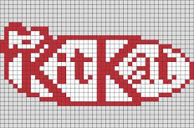Kitkat Pixel Art Pixel Art Pixel Art Design Lego Art