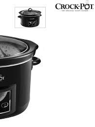 A slow cooker works best for liquid stews and soups. Crock Pot Slowcooker Cr026x Manual