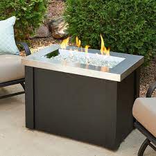 Overstock.com has been visited by 1m+ users in the past month The Outdoor Greatroom Company Providence 23 H X 32 W Stainless Steel Outdoor Fire Pit Table With Lid Reviews Wayfair