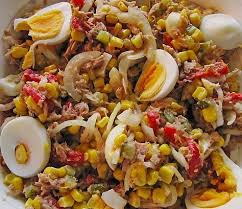 Mais Thunfisch Salat Rezept Thunfisch Salat Rezept Thunfischsalat Vorspeisen Rezepte