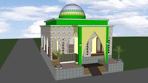 Client mushola pak najjar jakarta: Masjid Minimalis 3d Warehouse