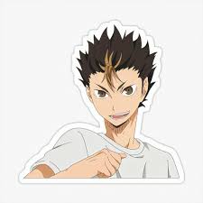Nishinoya Sticker In 2020 Anime Printables Anime Stickers Cute Stickers