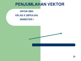Dalam vektor ruang dua dimensi memiliki dua vektor basis yaitu dan. Materi Vektor Fisika Kelas 10 Dunia Sekolah