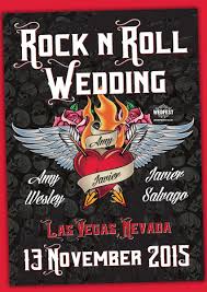 If the words edgy, modern and rock n' roll spark your fancy, then today's ultra violet wedding inspiration may just have you reeling. Wedding Invitations Wedfest Festival Themed Wedding Stationery Rock N Roll Wedding Rock N Roll Rockabilly Wedding