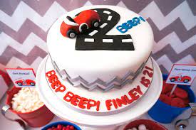 Kara S Party Ideas Car Themed Boy 2nd Birthday Party Planning Ideas Decorations Cake