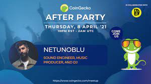 Coingecko After Party Featured Guest Netunoblu
