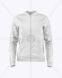 Zipped Bomber Jacket Mockup In Apparel Mockups On Yellow Images Object Mockups Clothing Mockup Mockup Free Psd Sweatshirts