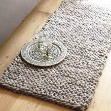 So wird ein teppich verlegt foto: Mesh Made De Strick Kit Arazzo Zum Selber Stricken Gestrickter Teppich Teppich Hakeln Stricken Und Hakeln