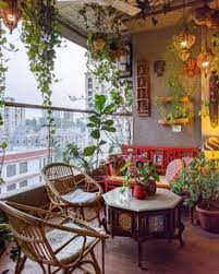 Get your curtains and through the top hem, pass a rope or cut a long piece of string cloth. 490 Best Indian Balcony Decor Design Ideas Balcony Decor Balcony Design Small Balcony Decor