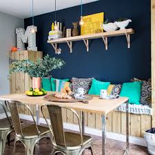 Rough and romantic gray stained. Feature Wall Ideas Make A Style Statement With Wallpaper Paint Tiles