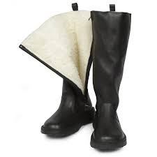 Stella 100% wool-lined premium leather ladies boot