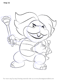 Learn How To Draw Ludwig Von Koopa From Koopalings Koopalings Step By Step Drawing Tutorials Drawings Drawing Tutorial Cool Coloring Pages