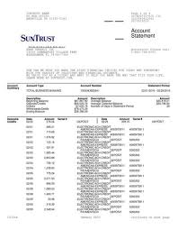 We Customize Suntrust Bank Statement To Your Specifications Including Direct Deposits Credits Or Debits Beginning Bank Statement Statement Template Suntrust