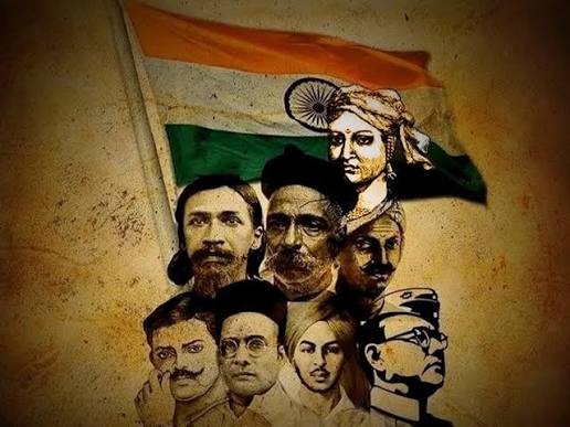 Freedom fighters and patriots like Mohandas Karamchand Gandhi, Netaji  Subhash Chandra Bose, Bhagat Singh, Rani Lakshmi Bai, and many more lead  the common people with their belief and determination to win independence.