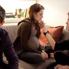 Early interview with kristen stewart, who plays bella in the twilight saga: Pregnant Kristen Stewart In Breaking Dawn Part 1 Pictures Popsugar Entertainment