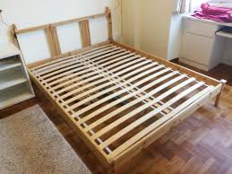 The width of ikea bed frames is the same as ordinary beds. Ikea Queen Size Bed Frame Used Mattress Furniture Home Living Furniture Bed Frames Mattresses On Carousell